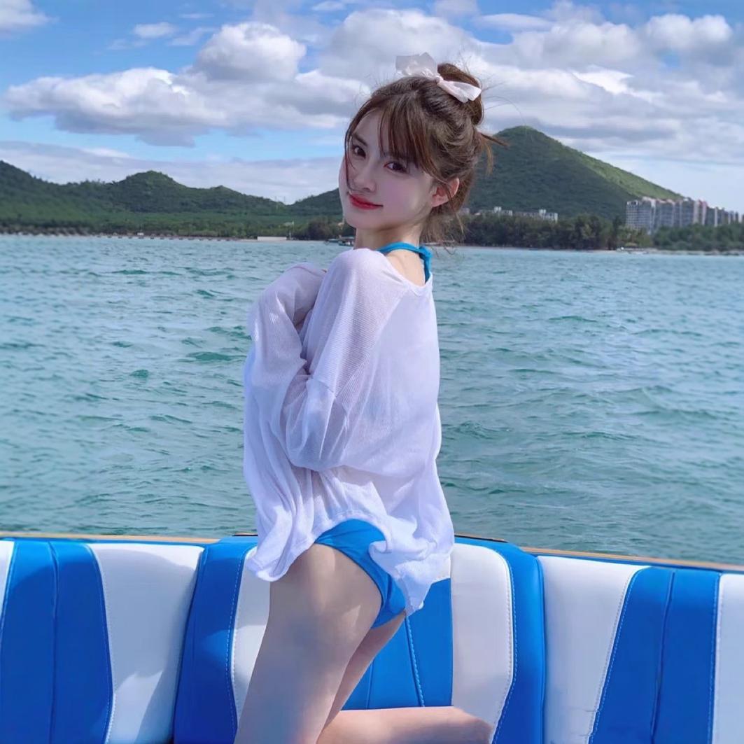 【1つ買うと10つ無料】2025コットンビキニシャツスリット日焼け止めドロップショルダーラウンドネックオーバー視点スイムスーツビーチスカートの女性 【1つ買うと10つ無料】2025コットンビキニシャツスリット日焼け止めドロップショルダーラウンドネックオーバー視点スイムスーツビーチスカートの女性