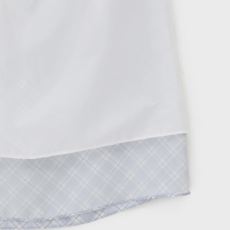 ブラックアップ ディテュー チェック シフォン ミディスカート ブラックアップ ディテュー チェック シフォン ミディスカート