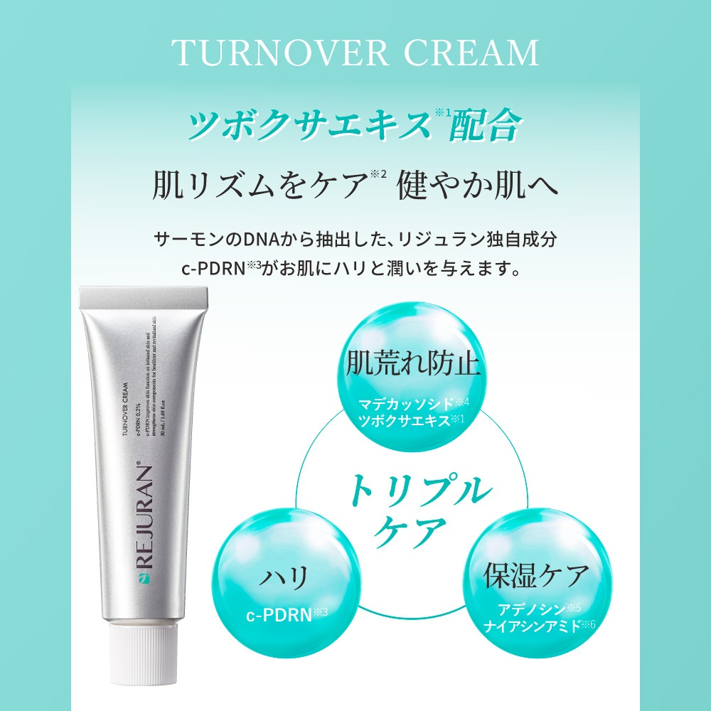 リジュラン公式 (国内発送) REJURAN ターンオーバー クリーム 50mL + ターンオーバー アクティブ クリーム 50mL セット PDRN ( c-PDRN ) リジュラン公式 (国内発送) REJURAN ターンオーバー クリーム 50mL + ターンオーバー アクティブ クリーム 50mL セット PDRN ( c-PDRN )