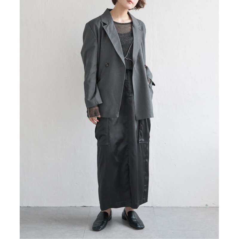 ジャケット・アウター 00s black double coat セットアップ可】【干場義雅×MOVB×DRESSTERIOR