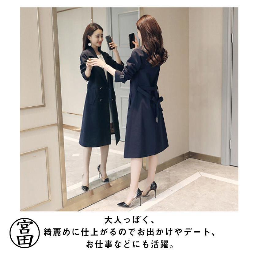 トレンチコート ジャケット ロングジャケット チェスターコート 膝丈 べルト付き レディース トレンチコート テーラードジャケット 秋アウター 春コー トレンチコート トレンチコート ジャケット ロングジャケット チェスターコート 膝丈 べルト付き レディース トレンチコート テーラードジャケット 秋アウター 春コー トレンチコート