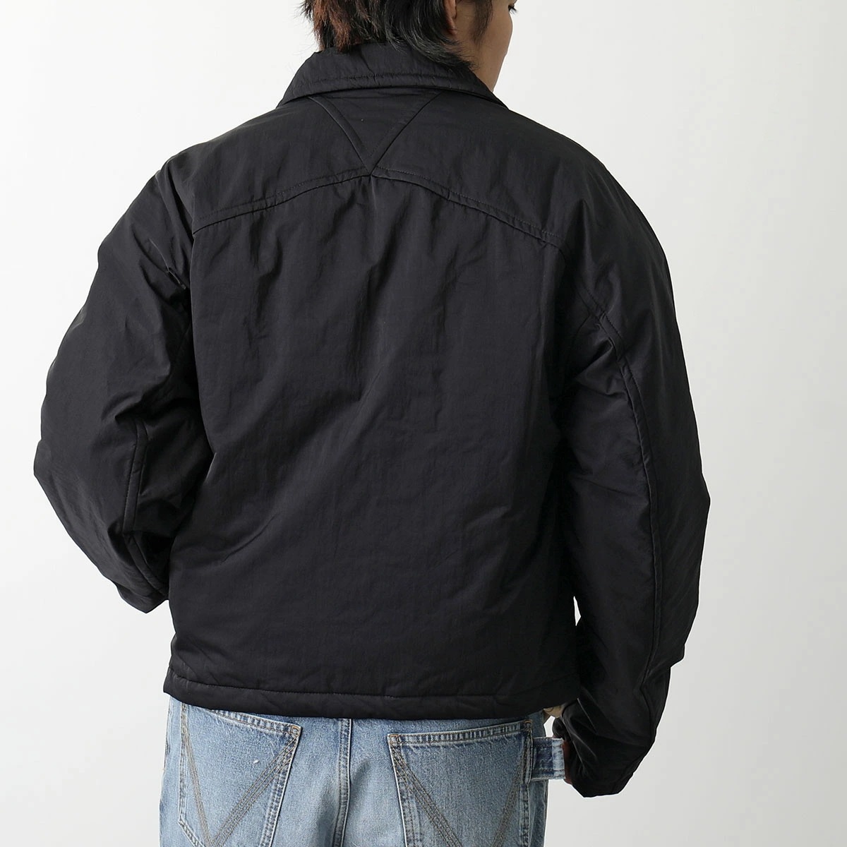 BOTTEGA VENETA ボッテガヴェネタ ジャケット 776689 VF4K0 メンズ パファーブルゾン パデッドブルゾン 着物ブルゾン キモノ ナイロン