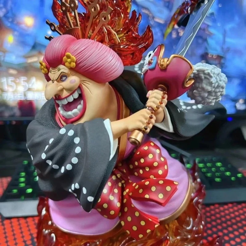 フィギュア ワンピース ONE PIECE ビッグマム シャーロットリンリン 25cm おすすめ 輸入品 LEDライト付き