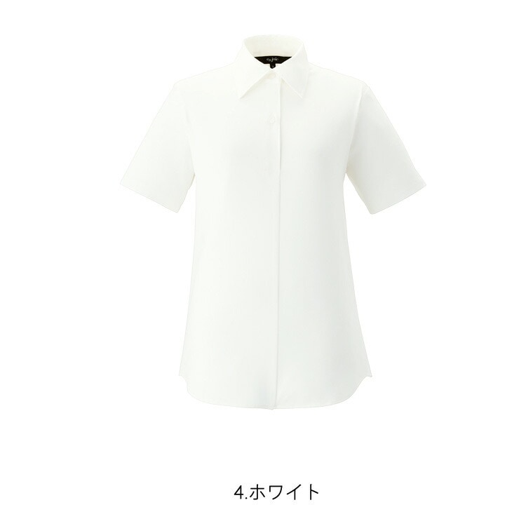 レディース 時短 半袖ブラウス プルオーバー ストレッチ オフィスシャツ ワイシャツ 通勤 事務服 就活 リクルート 面接 フォーマル ジョア 06235 リクルート オフィス レディス 送料無料 卒