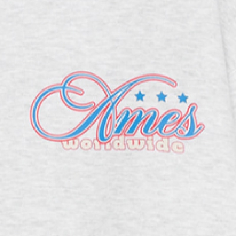 AMES-ワールドワイドニューメッセージスウェットシャツグレー