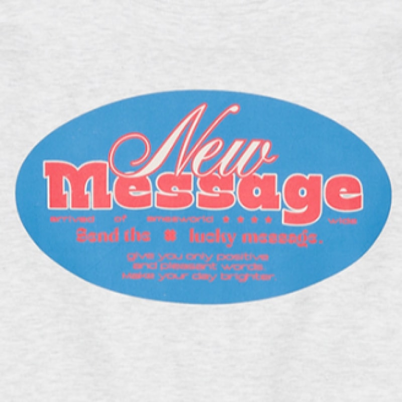 AMES-ワールドワイドニューメッセージスウェットシャツグレー