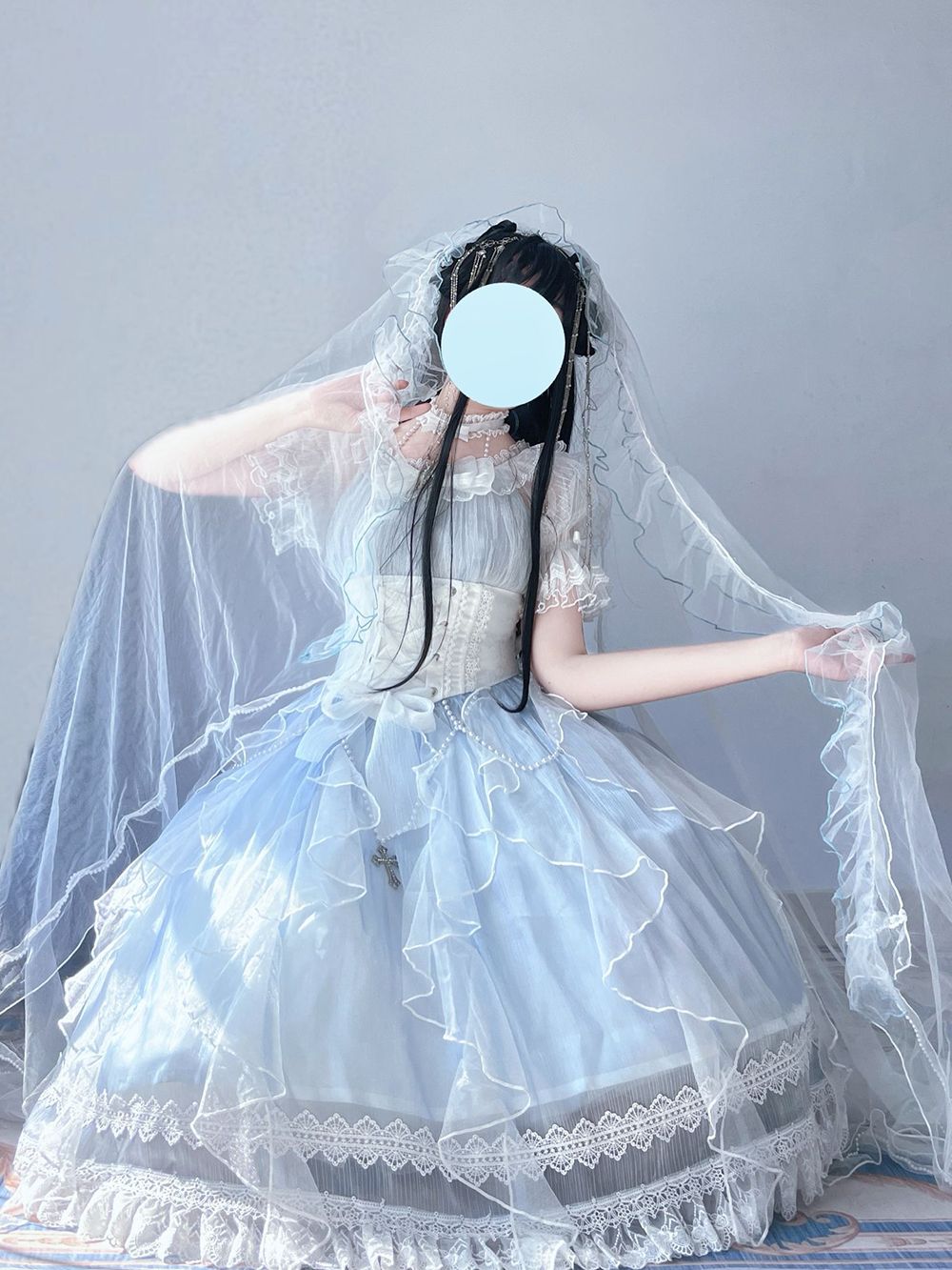 op半袖ロリータドレス普段使いエレガント妖精少女ロリータドレス夏 op半袖ロリータドレス普段使いエレガント妖精少女ロリータドレス夏