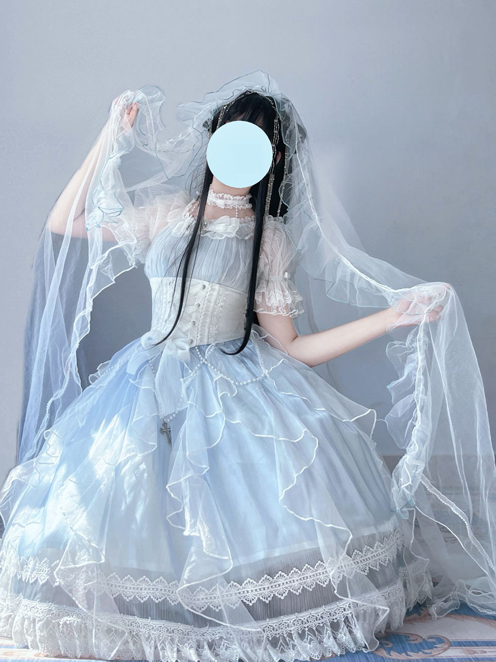 op半袖ロリータドレス普段使いエレガント妖精少女ロリータドレス夏 op半袖ロリータドレス普段使いエレガント妖精少女ロリータドレス夏