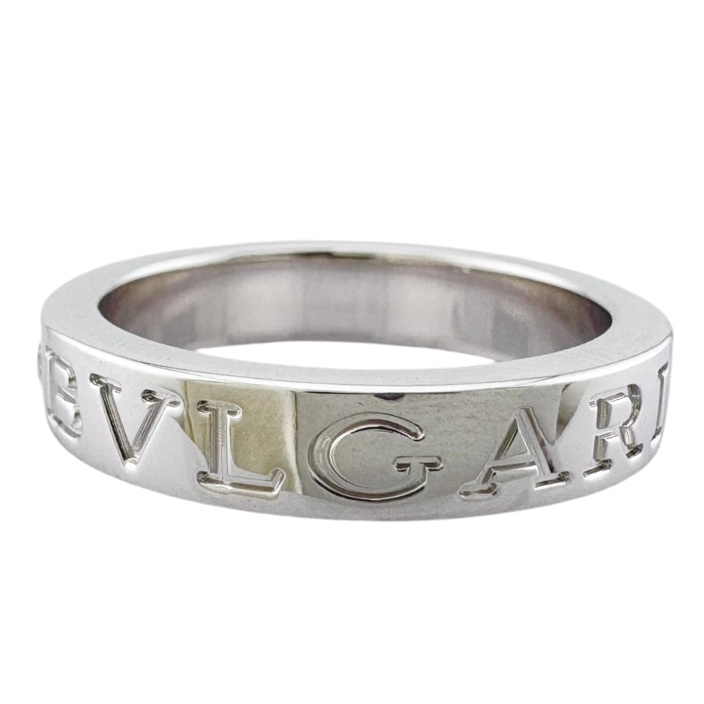 ブルガリ ブルガリブルガリ リング 指輪 10.5号 18金 K18ホワイトゴールド ダイヤモンド BVLGARI 中古 美品 ブルガリ ブルガリブルガリ リング 指輪 10.5号 18金 K18ホワイトゴールド ダイヤモンド BVLGARI 中古 美品