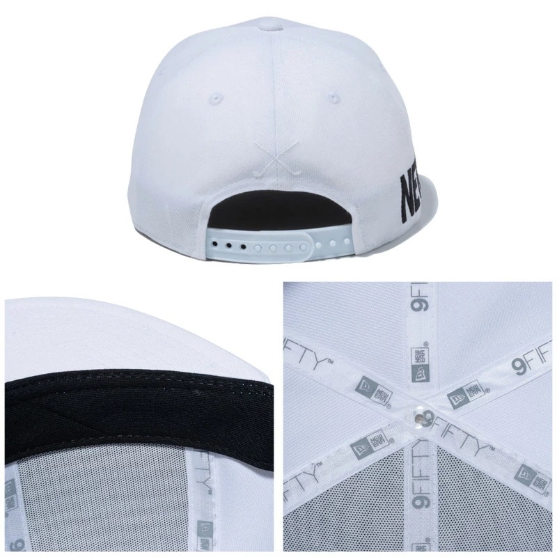 ニュー エラ 9FIFTY Original Fit Word Mark ワードマークロゴ White ゴルフ キャップ 帽子