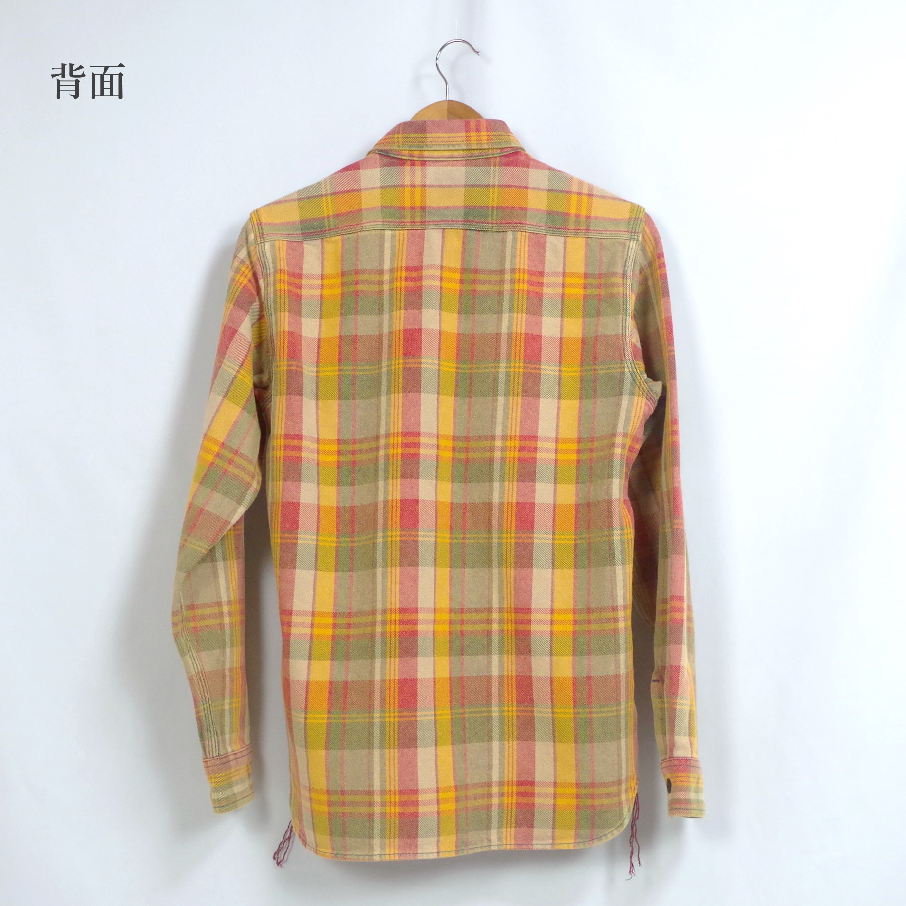 HOUSTON ヒューストン ビンテージ チェック ビエラシャツ ネルシャツ VINTAGE CHECK VIYELLA SHIRT 空環 チェックシャツ ヘヴィーオンス ビエラ生地 41051