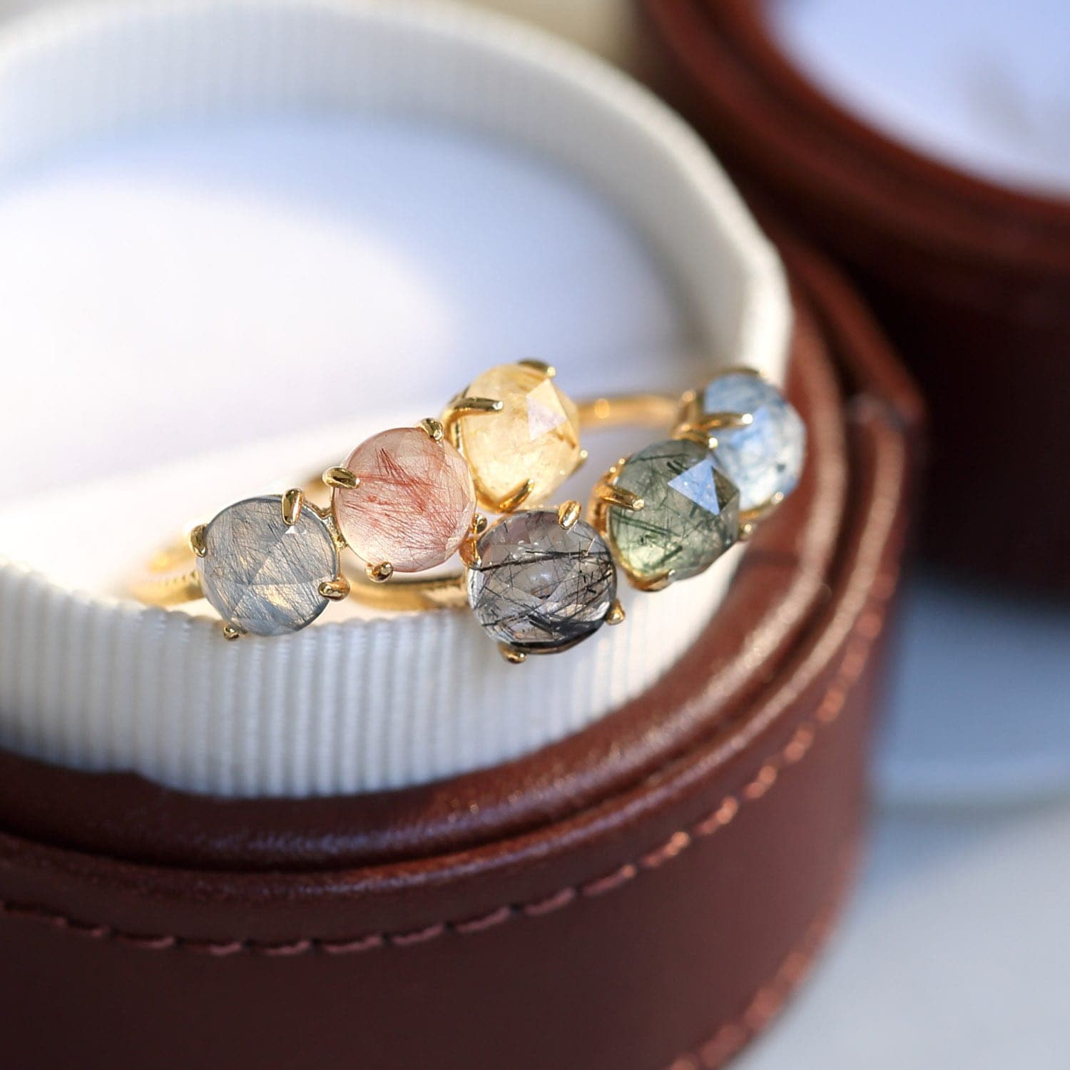 指輪 水晶 素敵 エレガント ルチルクォーツ ピンク　青　恋愛 wp.sopnoitsolution.com