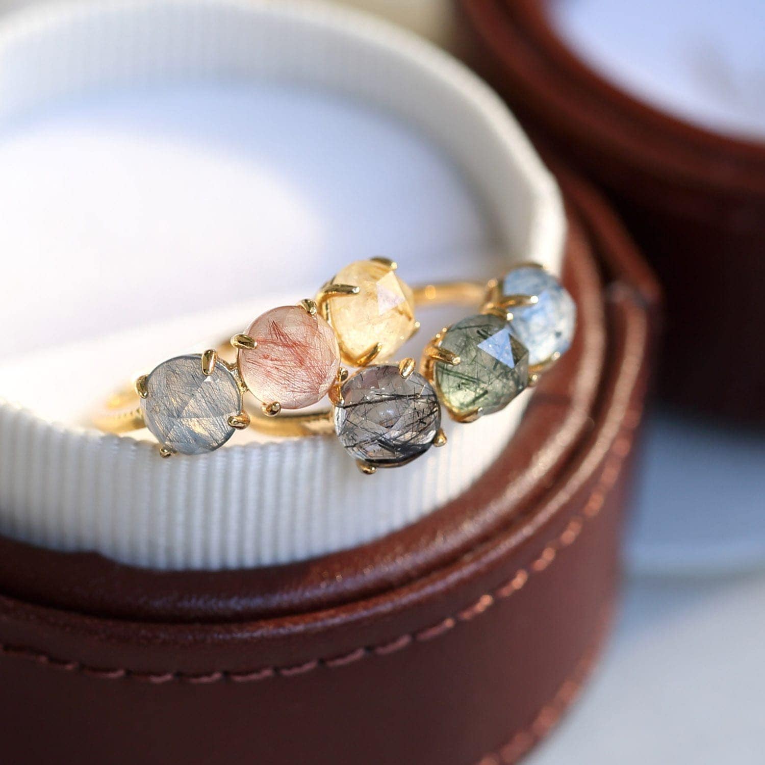 指輪 水晶 素敵 エレガント ルチルクォーツ ピンク　青　恋愛 wp.sopnoitsolution.com