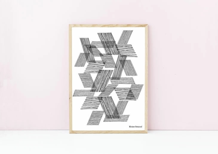 ELOISE RENOUF WARP AND WEFT A2 アートプリント / ELOISE RENOUF WARP AND WEFT A2 アートプリント /