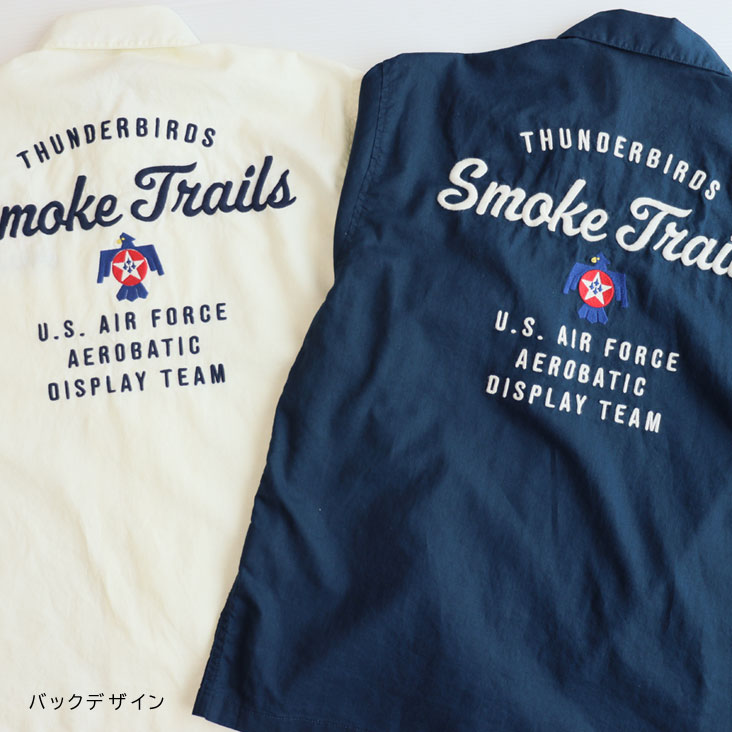 AVIREX アヴィレックス 半袖シャツ SMOKETAILS THUNDERBIRDS アメリカ空軍 アクロバットチーム サンダーバーズ デザイン 783-3123018