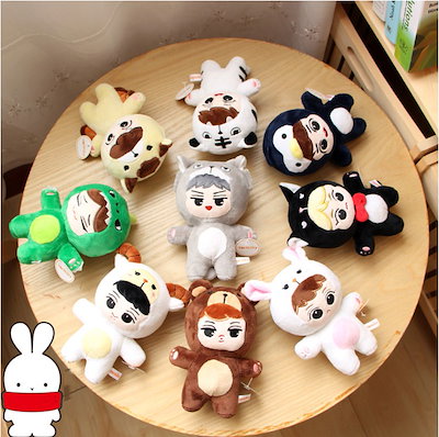 Qoo10] かわいい新品 品質保証！EXO動物 人形 : KPOP