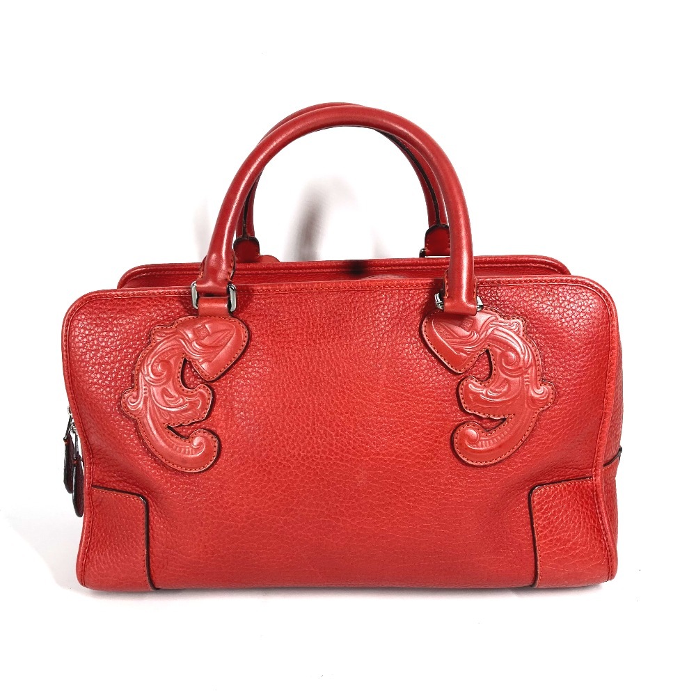 ハンドバッグ アマソナ36 Barroco Artesano バロッコアルテサーノ カバン トートバッグ ショルダーバッグ 肩掛け レザー レッド