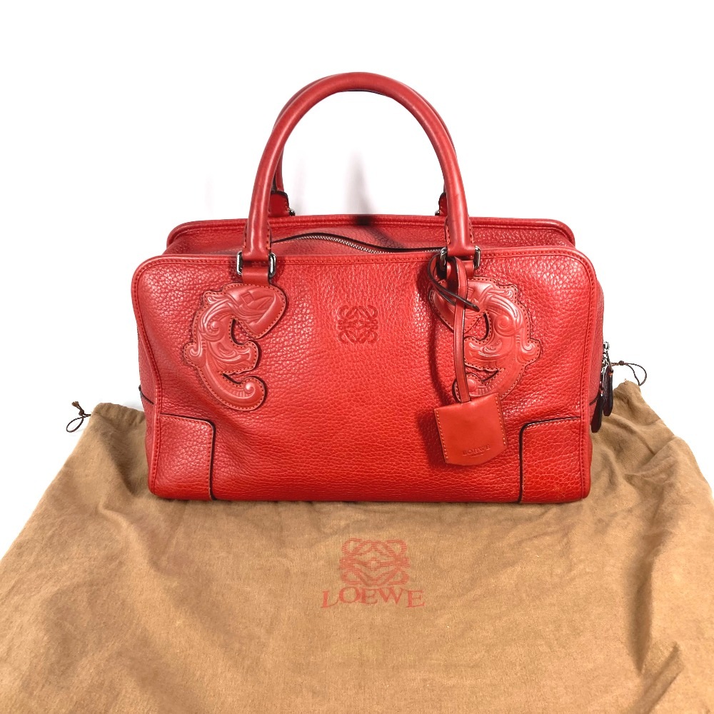 ハンドバッグ アマソナ36 Barroco Artesano バロッコアルテサーノ カバン トートバッグ ショルダーバッグ 肩掛け レザー レッド