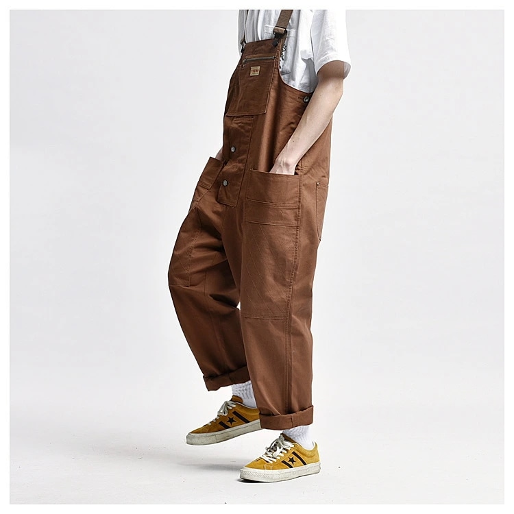 パンツ 作業ズボン オーバーオール 作業着 オーバーオール メンズオーバーオール Overalls men 作業服 ゆったりサロペット マルチポケット作業ズボン アウトドア 多機能 ワークパンツ つな