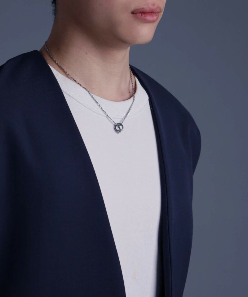 ネックレス メンズ レディース 限定展開 LH-1 ラウンド タテガミ ダブルリング サージカルステンレス316L LH-03NE066 ステンレス 【ネコポス】 ネックレス メンズ レディース 限定展開 LH-1 ラウンド タテガミ ダブルリング サージカルステンレス316L LH-03NE066 ステンレス 【ネコポス】