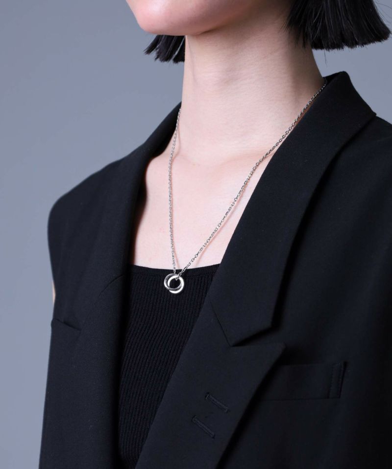 ネックレス メンズ レディース 限定展開 LH-1 ラウンド タテガミ ダブルリング サージカルステンレス316L LH-03NE066 ステンレス 【ネコポス】 ネックレス メンズ レディース 限定展開 LH-1 ラウンド タテガミ ダブルリング サージカルステンレス316L LH-03NE066 ステンレス 【ネコポス】