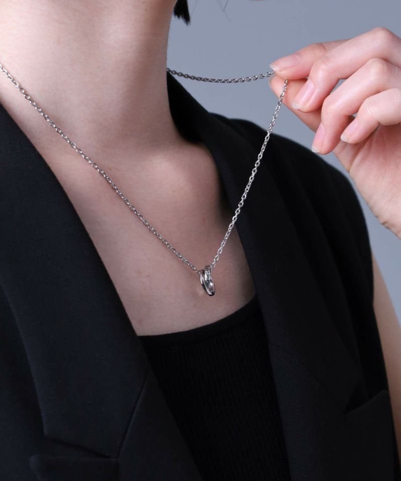 ネックレス メンズ レディース 限定展開 LH-1 ラウンド タテガミ ダブルリング サージカルステンレス316L LH-03NE066 ステンレス 【ネコポス】 ネックレス メンズ レディース 限定展開 LH-1 ラウンド タテガミ ダブルリング サージカルステンレス316L LH-03NE066 ステンレス 【ネコポス】