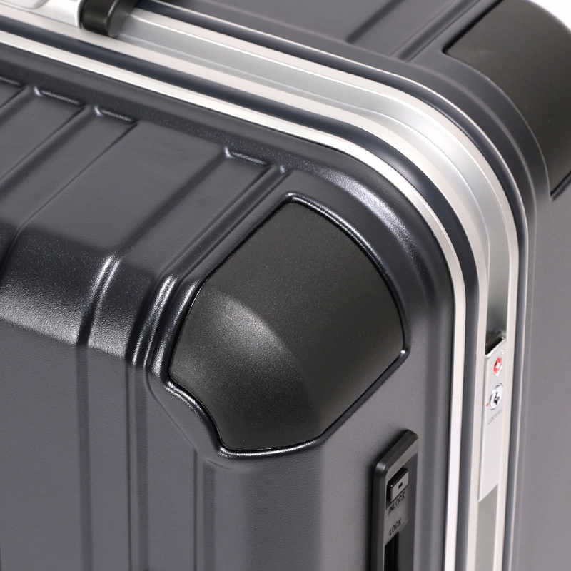 BERMAS　フレームタイプ ハードスーツケース 静音ストッパーキャスター 宿泊目安：7泊以上 (88L) ヘリテージ2 TSAロック搭載 ネイビー　6053460