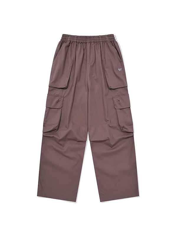 COTTON CARGO PANTS [DARK PINK]