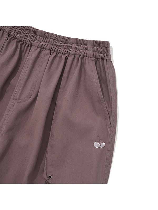 COTTON CARGO PANTS [DARK PINK]