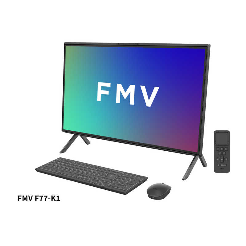 富士通　FUJITSU　FMV Desktop F F77-K1 ［27型 /intel Core i7 /メモリ：32GB /SSD：1TB］ ブラック　FMVF77K1BA