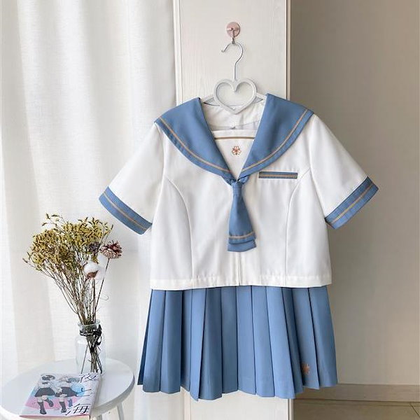 Qoo10] JK桜時川セーラー服女子高生夏服半袖JK