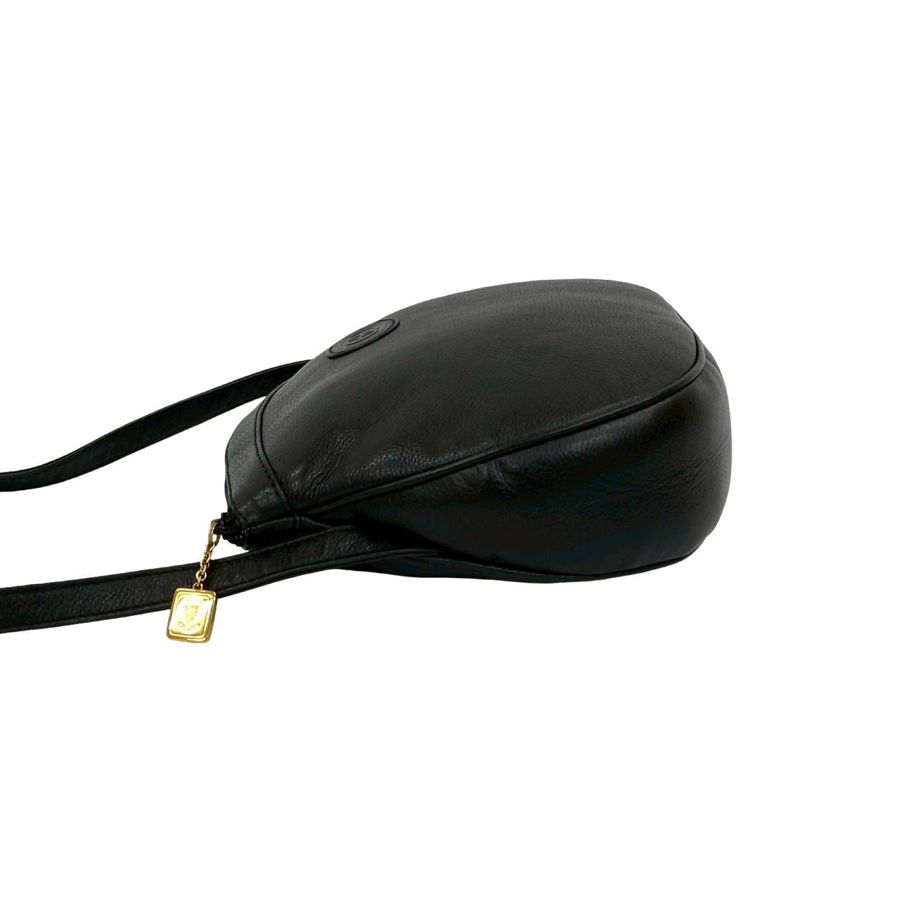 ヴィンテージ GG ロゴショルダーバッグ レザー ブラック 01-10 ヴィンテージ GG ロゴショルダーバッグ レザー ブラック 01-10