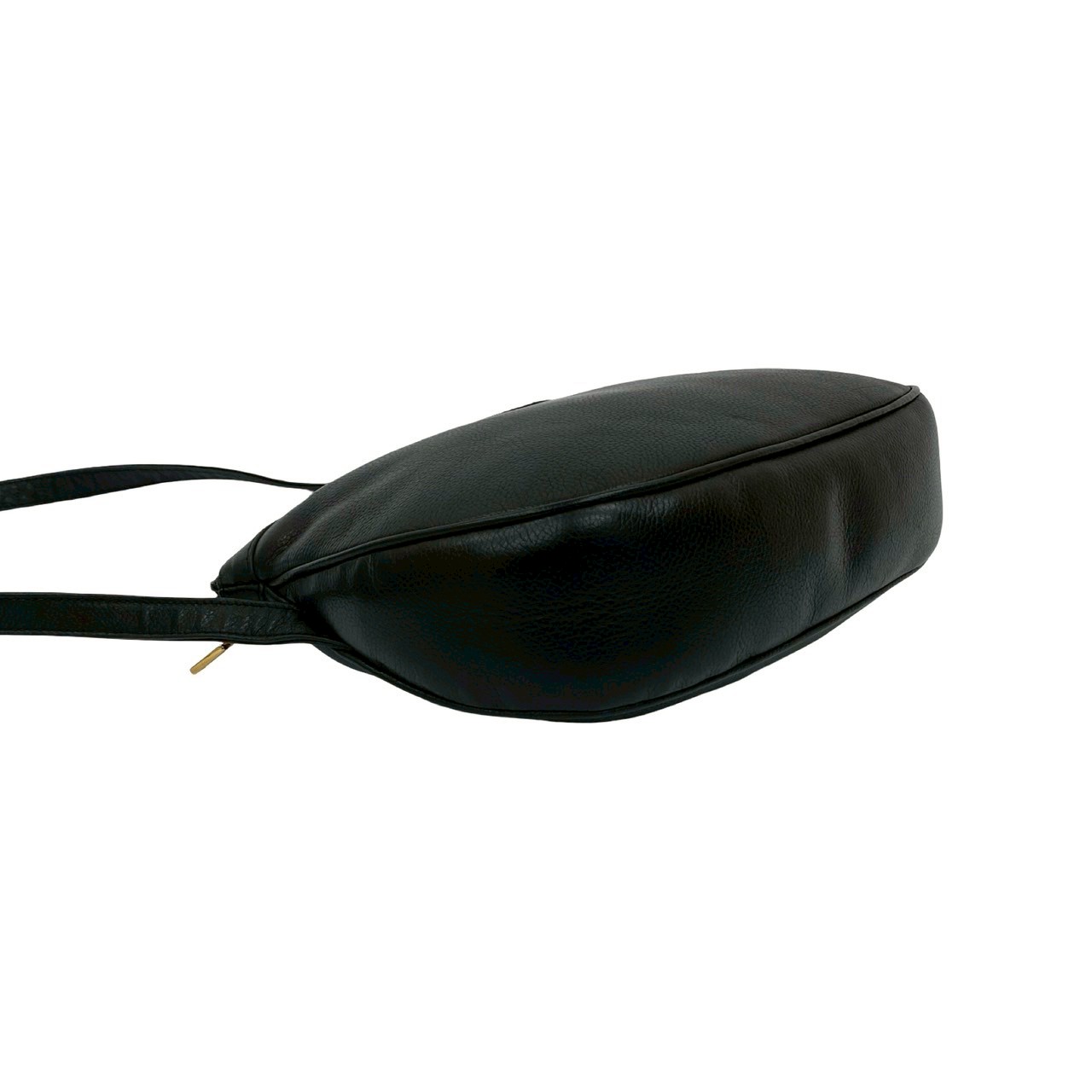 ヴィンテージ GG ロゴショルダーバッグ レザー ブラック 01-10 ヴィンテージ GG ロゴショルダーバッグ レザー ブラック 01-10