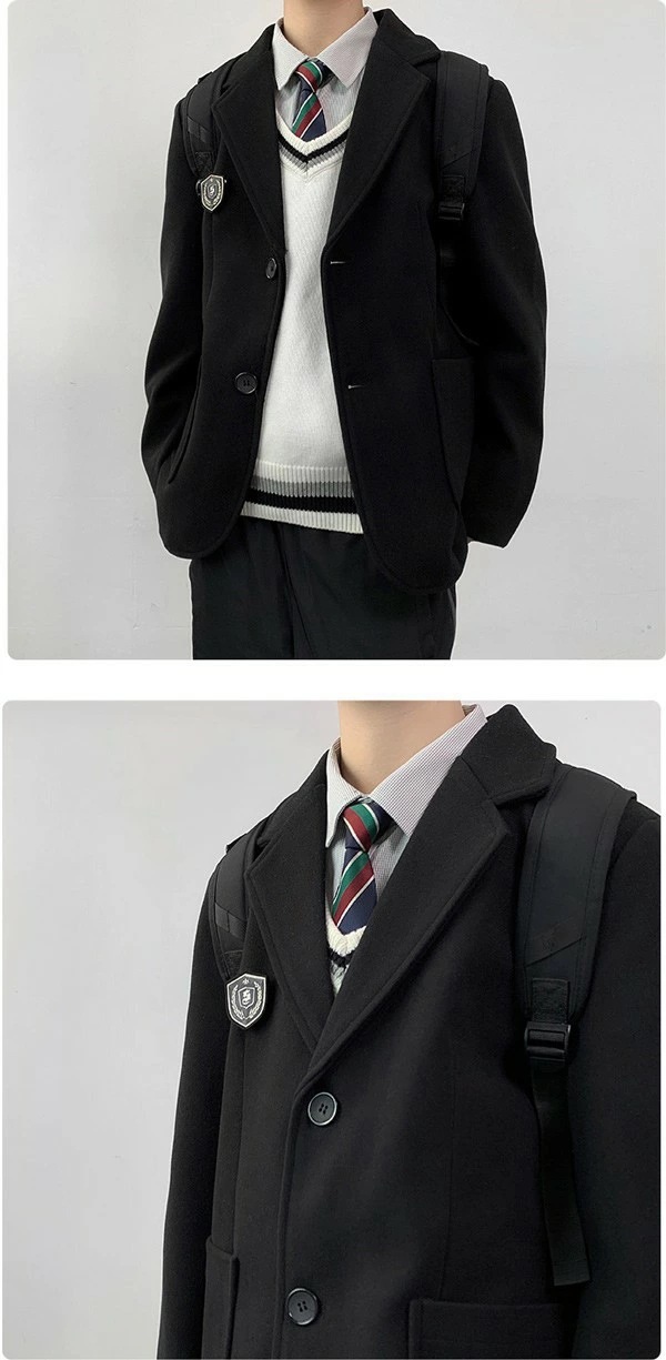 チェスターコート 重ね着風 トレンチコート 春 冬 防風 防寒 暖かさ ロング丈 ダブルボタン アウター 通学 メルトンコート カジュアル ゆったり オフィス デート冬 春 JK制服 ボダン付き 学院 チェスターコート 重ね着風 トレンチコート 春 冬 防風 防寒 暖かさ ロング丈 ダブルボタン アウター 通学 メルトンコート カジュアル ゆったり オフィス デート冬 春 JK制服 ボダン付き 学院