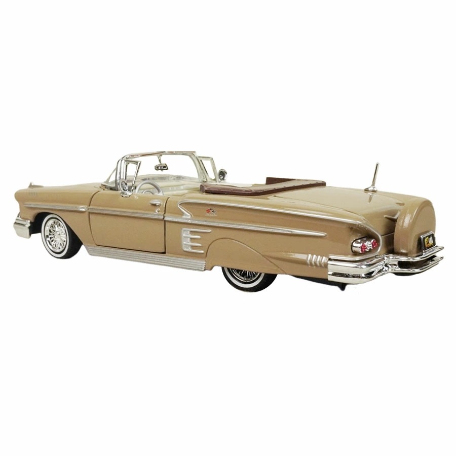 ダイキャスト 1/24 箱入り ミニカー1958 CHEVROLET IMPALA MOTOR MAX GETLOW 1:24 DIE-CASTシボレー インパラ モカ ベージュ クラ ダイキャスト 1/24 箱入り ミニカー1958 CHEVROLET IMPALA MOTOR MAX GETLOW 1:24 DIE-CASTシボレー インパラ モカ ベージュ クラ