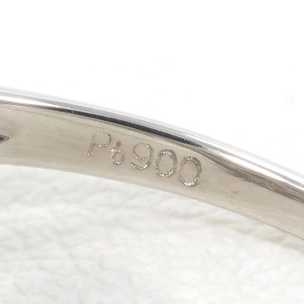 PT900 プラチナ リング 14号 パール(真珠) 13mm ダイヤ 0.32 ジュエリー 中古 PT900 プラチナ リング 14号 パール(真珠) 13mm ダイヤ 0.32 ジュエリー 中古