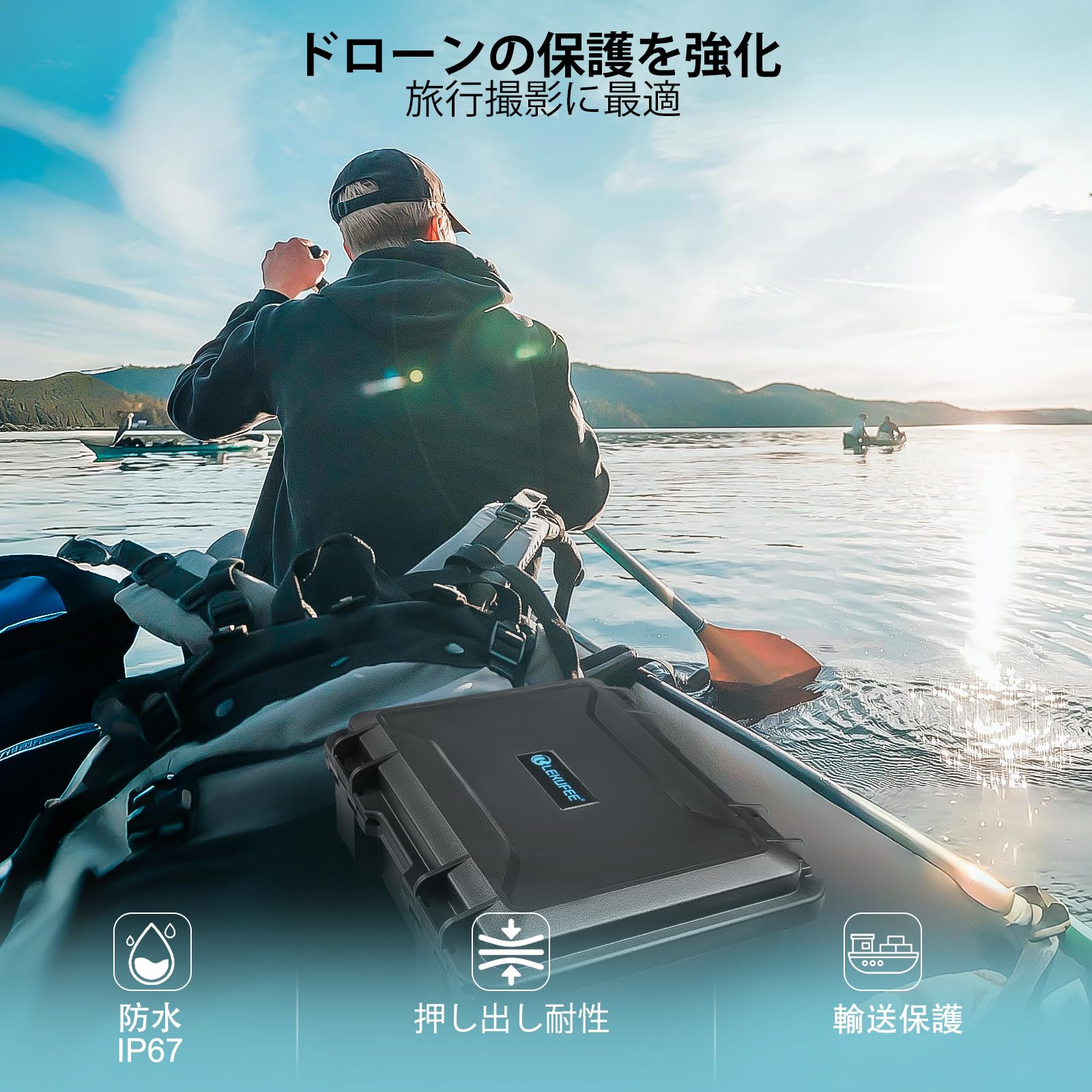 Lekufee DJI Air 3S 防水キャリングケースはDJI Air 3S/DJI Air 3 Fly More ComboDJI RC ProDJI RC 2DJI RC N3/N2 Lekufee DJI Air 3S 防水キャリングケースはDJI Air 3S/DJI Air 3 Fly More ComboDJI RC ProDJI RC 2DJI RC N3/N2