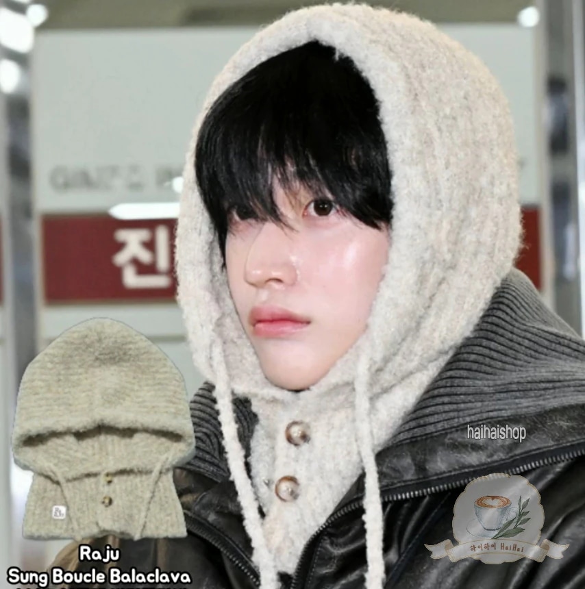 RIIZE ウォンビン着用］Snug Boucle Balaclava 9 Color ニット帽