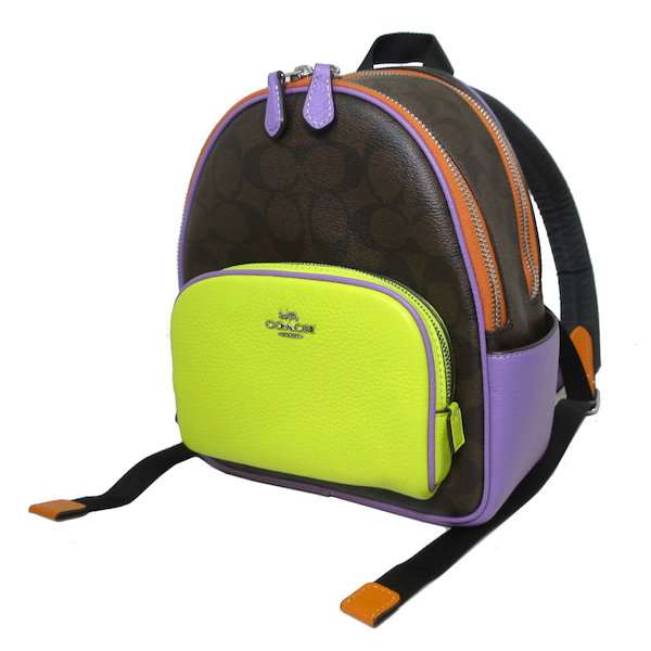 【新品　未使用】夏リュック　COACH シグネチャー ミニ コート バックパック 新品 未使用】夏リュック COACH シグネチャー ミニ コート