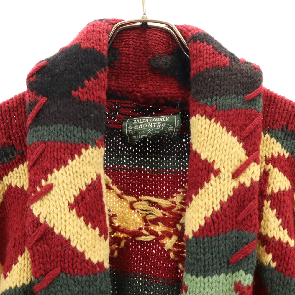 POLO RALPH LAUREN ニット カーディガン カウチン 中古・古着通販】POLO RALPH LAUREN (ポロ・ラルフローレン