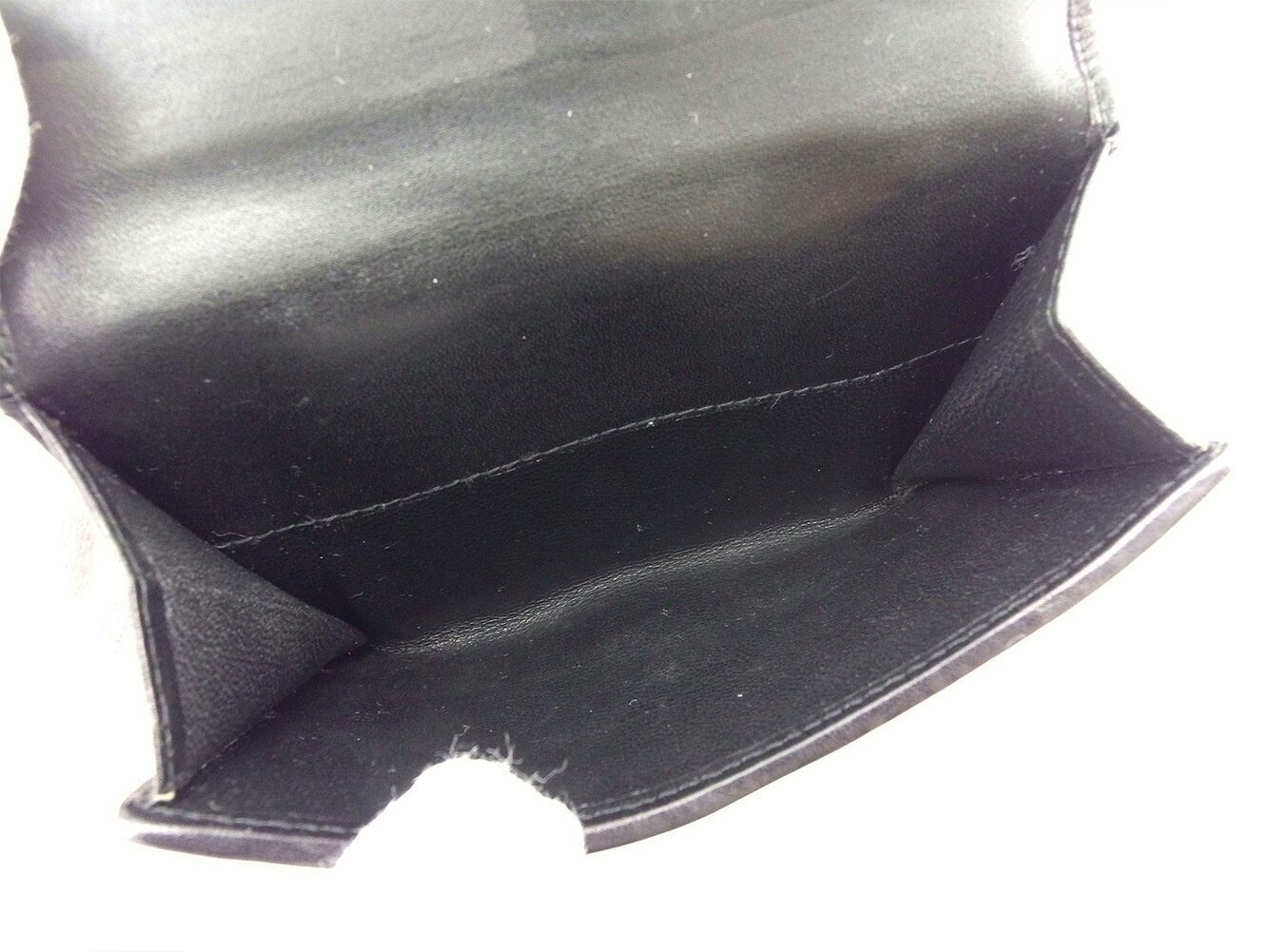 二つ折り財布 ＧＧキャンバス ブラック ゴールド レディース 中古