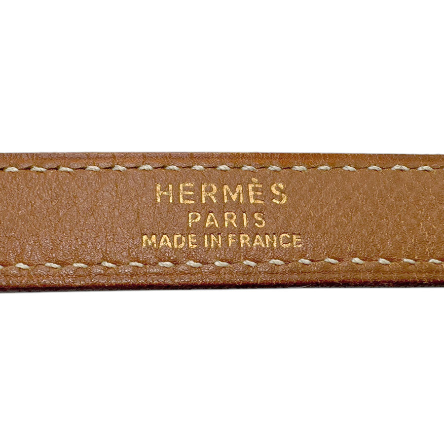 エルメス HERMES ショルダーストラップ ケリー用 ボリード用 レザー ゴールド ゴールド ユニセックス z3144