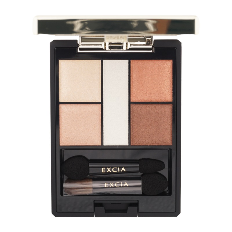 エクシア アイカラー カンテット [6種類から選べる] 6.0g 透明感 オイルコーティング チップ ブラッシュ付 [ギフトラッピング対応]