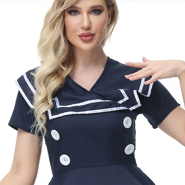 Qoo10] セーラー ハロウィン 仮装 セーラー服 水兵 海兵