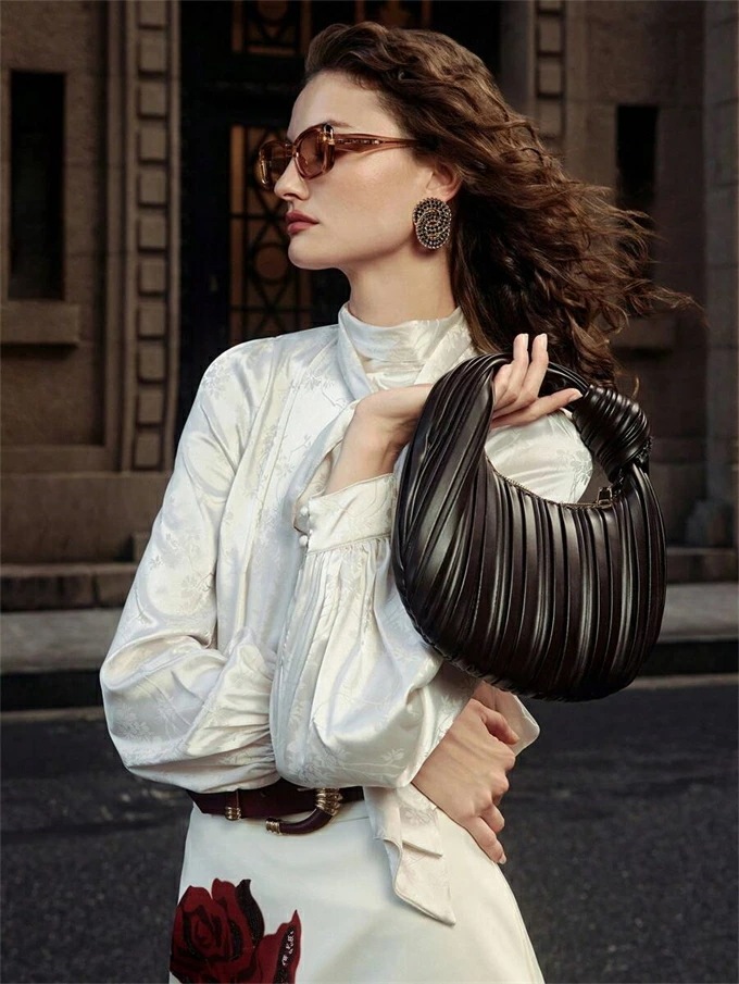 ファッション ジッパー クラウド トップハンドル バッグ ファッション ジッパー クラウド トップハンドル バッグ