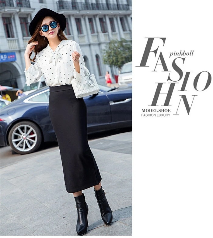 スカート ロングスカート レディース タイト スリット入り ボトムス ロング丈 ストレート 膝下 ミドル丈 大きいサイズ 通勤 OL タイトスカート ブラック 無地 春 夏 黒 送料無料