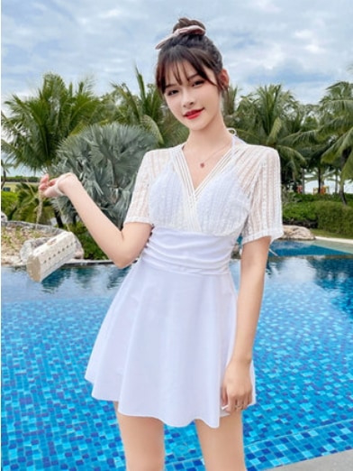 水着 ワンピース水着 ワンピース パッド付き 二の腕カバー レース シフォン かわいい 大人可愛い 水着 ワンピース水着 ワンピース パッド付き 二の腕カバー レース シフォン かわいい 大人可愛い
