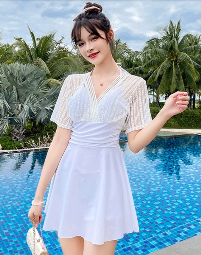 水着 ワンピース水着 ワンピース パッド付き 二の腕カバー レース シフォン かわいい 大人可愛い 水着 ワンピース水着 ワンピース パッド付き 二の腕カバー レース シフォン かわいい 大人可愛い