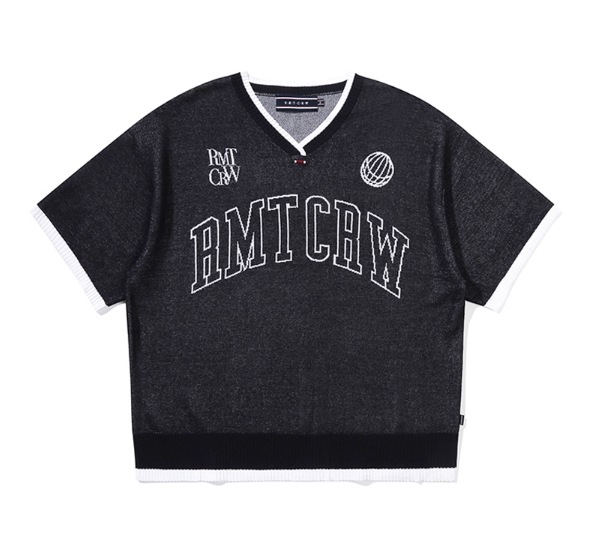 【ROMANTIC CROWN】RMTCRW V NECK KNIT JERSEY 【ROMANTIC CROWN】RMTCRW V NECK KNIT JERSEY