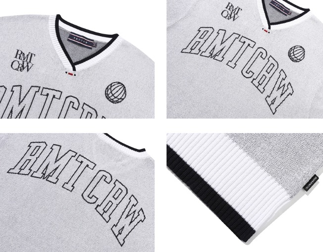 【ROMANTIC CROWN】RMTCRW V NECK KNIT JERSEY 【ROMANTIC CROWN】RMTCRW V NECK KNIT JERSEY